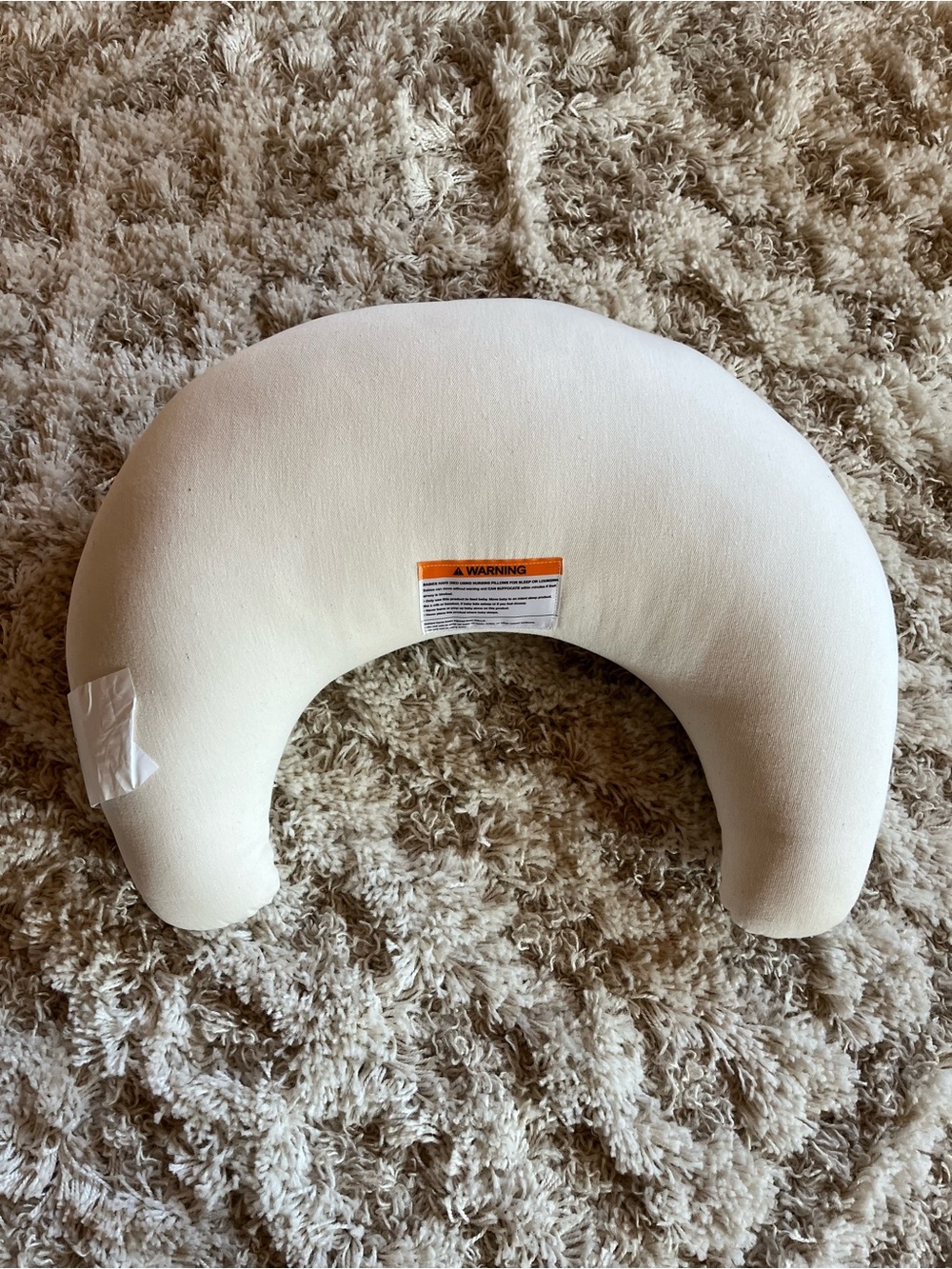 Snuggle Me Organic Feeding Support Pillow in natural